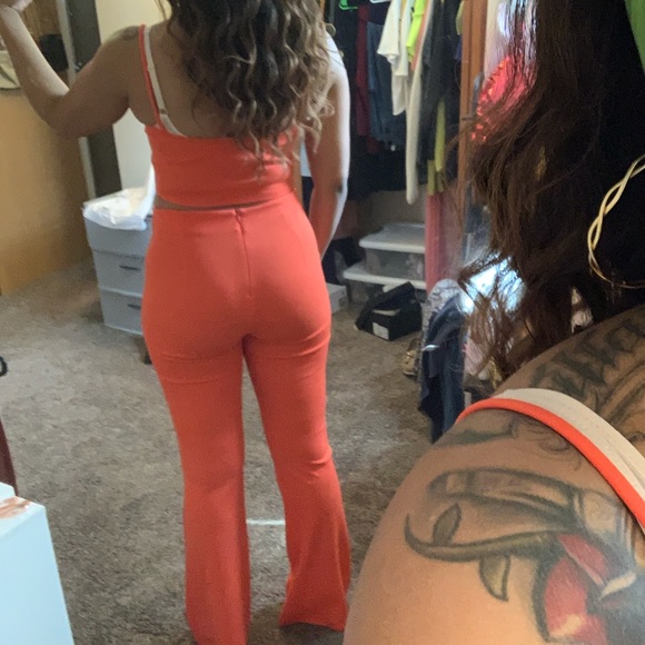 Fashion Nova orange Two piece set - Picture 5 of 6